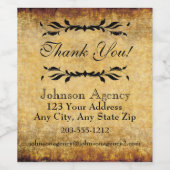 HAMbWG - Etiket voor wijnflesjes - blik (Enkel label)