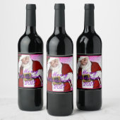 HAMbWG - Etiket voor wijnflessen - Santa Claus (Flessen)
