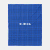 HAMbWG Fleece Blanket - Blue Pset (Voorkant)