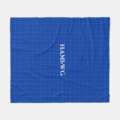 HAMbWG Fleece Blanket - Blue Pset Deken (Voorkant (Horizontaal))