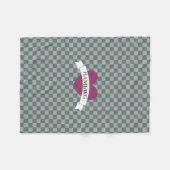 HAMbWG - Fleece Blanket - Gingham W Heart (Voorkant (Horizontaal))
