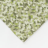 HAMbWG - Fleece Blanket - Green Camouflage Deken (Hoek)