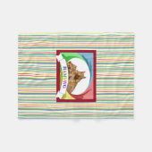 HAMbWG - Fleece Blanket - HAM Squirrel Primary Deken (Voorkant (Horizontaal))