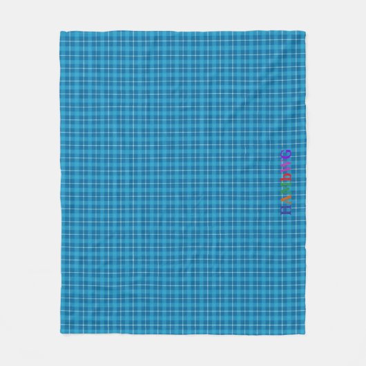 HAMbWG Fleece Blanket - L. Blue Pset (Voorkant)