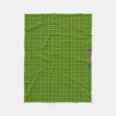HAMbWG Fleece Blanket - L. Green Pset (Voorkant)