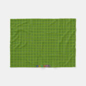HAMbWG Fleece Blanket - L. Green Pset Deken (Voorkant (Horizontaal))