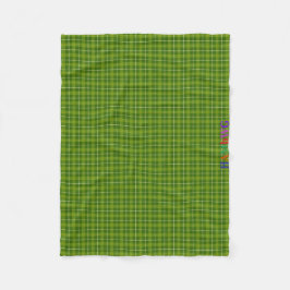 HAMbWG Fleece Blanket - L. Green Pset Deken