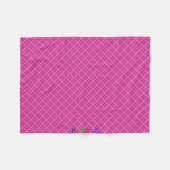 HAMbWG Fleece Blanket - Roze speldenband (Voorkant (Horizontaal))