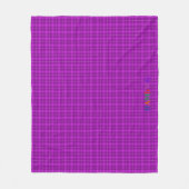 HAMbWG Fleece Blanket - Violet Pset (Voorkant)