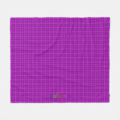 HAMbWG Fleece Blanket - Violet Pset (Voorkant (Horizontaal))