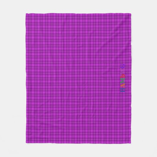 HAMbWG Fleece Blanket - Violet Pset Deken (Voorkant)
