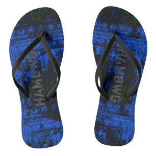 HAMbWG - Flip-Flop - Gothic Blue Teenslippers