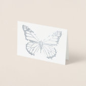HAMbWG - Folie Kaart - Butterfly Mini Note Kaart (Voorkant)