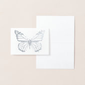 HAMbWG - Folie Kaart - Butterfly Mini Note Kaart (Display)