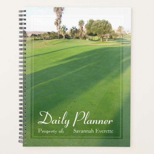 HAMbWG - Foto dagelijkse planner - Golf Green (Voorkant)