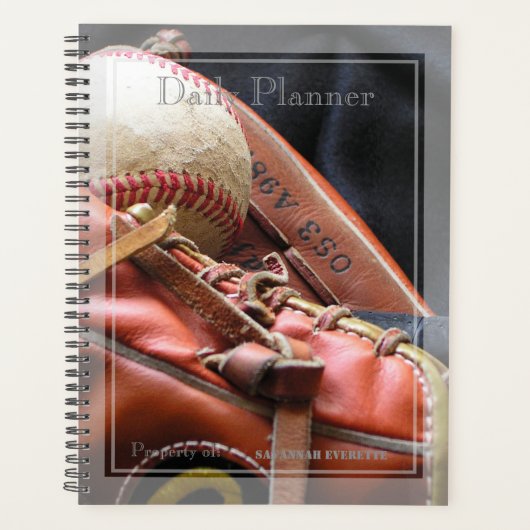 HAMbWG - Foto Dagelijkse Planner - Honkbal Thema (Voorkant)