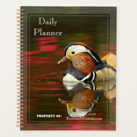 HAMbWG - Foto dagelijkse planner - Kleine smient (Voorkant)