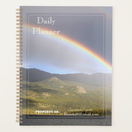 HAMbWG - Foto dagelijkse planner - Regenboog (Voorkant)