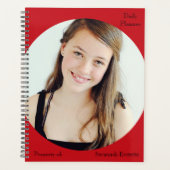 HAMbWG - Foto dagelijkse planner - Rood (Voorkant)