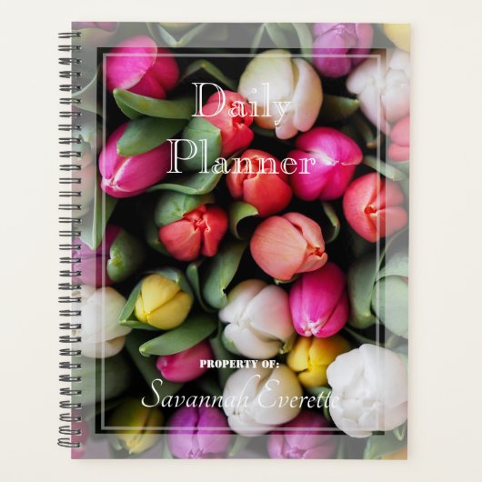 HAMbWG - Foto dagelijkse planner - Tulpen (Voorkant)