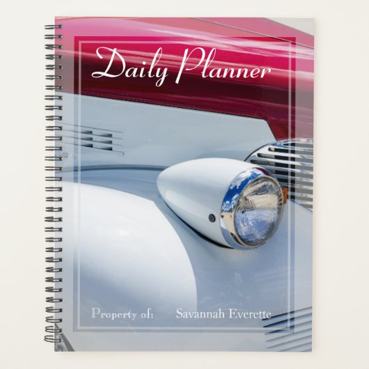 HAMbWG - Foto Daily Planner - Auto Buff (Voorkant)