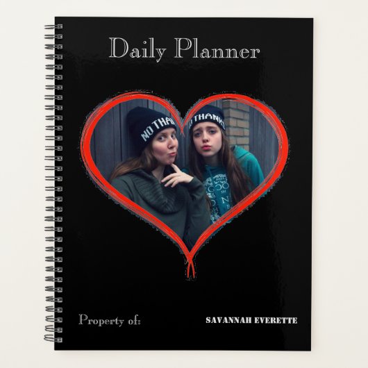 HAMbWG - Foto Daily Planner - Fotohartslag (Voorkant)