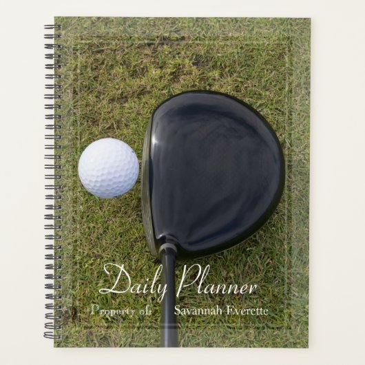 HAMbWG - Foto Daily Planner - Golf Club & Ball (Voorkant)
