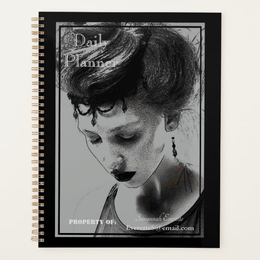 HAMbWG - Foto Daily Planner - Gotische Mode (Voorkant)