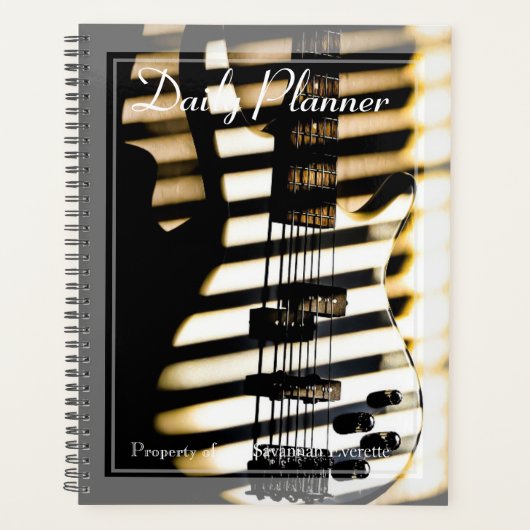 HAMbWG - Foto Daily Planner - Guitar (Voorkant)