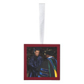 HAMbWG - Fotokubus Ornament - Donkerrood (Rechts)