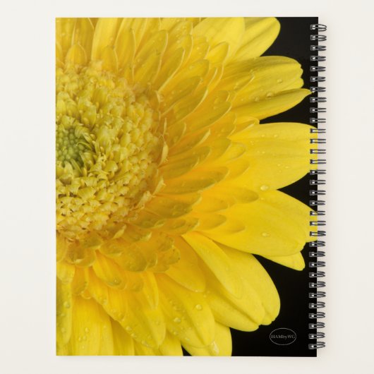 HAMbWG - Gele Gerber Daisies Planner (Achterkant)