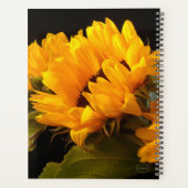 HAMbWG - Gele zonnebloemen Planner (Achterkant)