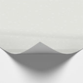 HAMbWG Glanzend Inpakpapier - Crème/Witte Sterren (Hoek)