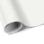 HAMbWG Glanzend oprapppapier - Kreme/Witte Starry Cadeaupapier (Rol Hoek)