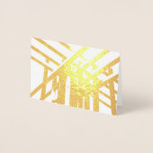 HAMbWG - Gold Foil Kaart - Architectuur - Blank (Voorkant)