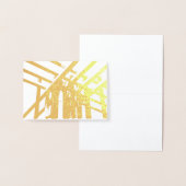 HAMbWG - Gold Foil Kaart - Architectuur - Blank (Display)