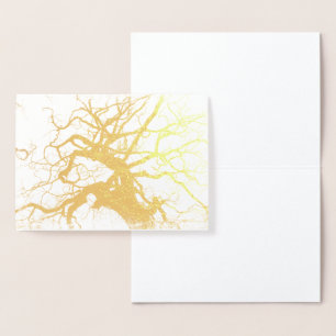 HAMbWG - Gold Foil Kaart - Blank binnenin