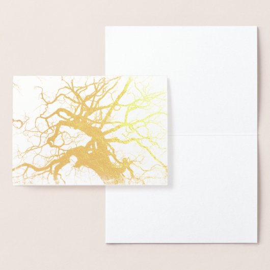 HAMbWG - Gold Foil Kaart - Blank binnenin (Display)