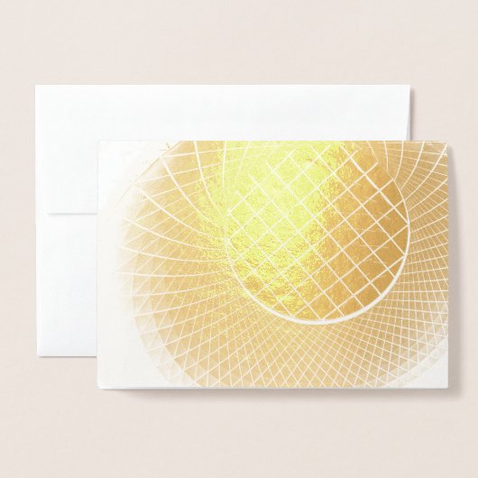 HAMbWG - Gold Foil Kaart - Blank Kaart - Architect (Voorkant met envelop)