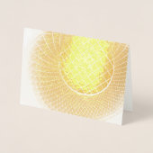 HAMbWG - Gold Foil Kaart - Blank Kaart - Architect (Voorkant)