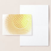 HAMbWG - Gold Foil Kaart - Blank Kaart - Architect (Display)
