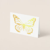 HAMbWG - Gold Foil Kaart - Butterfly Mini Note Kaa (Voorkant)