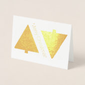 HAMbWG - Gold Foil Kaart - Designer Trees (Voorkant)
