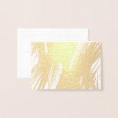 HAMbWG - Gold Foil Kaart - Goud en wit (Voorkant met envelop)