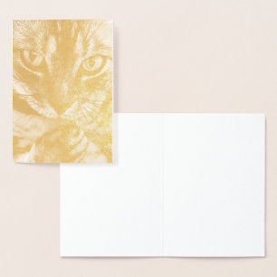 HAMbWG - Gold Foil Kaart - Kat