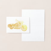 HAMbWG - Gold Foil Kaart - Motorfiets (Display)