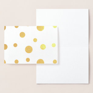 HAMbWG - Gold Foil Kaart - Polka Dots
