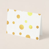 HAMbWG - Gold Foil Kaart - Polka Dots (Voorkant)