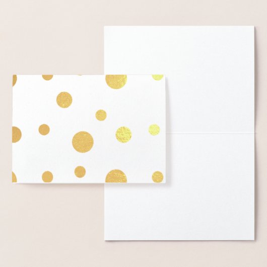 HAMbWG - Gold Foil Kaart - Polka Dots (Display)