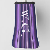 HAMbWG Golf IJzerhoofd Hoesje - Paarse Ioliet Golfheadcover (Draai 90)